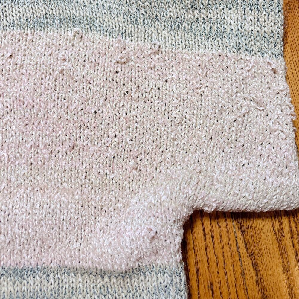 Skif International Artisan Colorblock Patchwork Knit Sweater‎ Top M/L - Picture 5 of 7